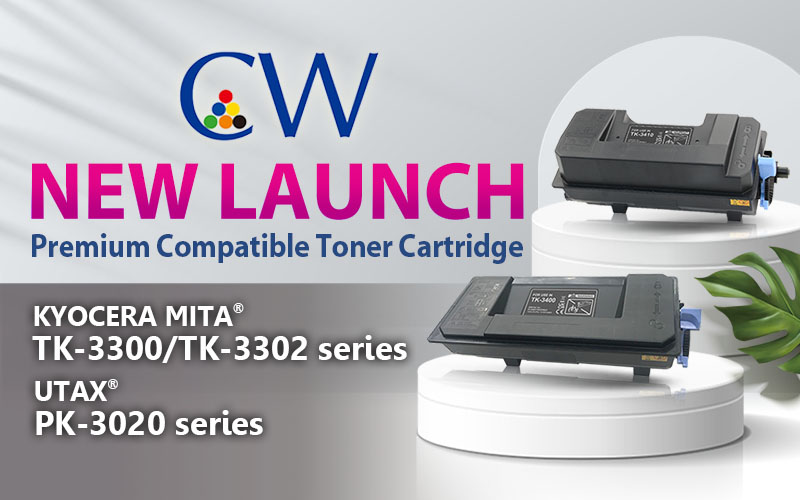 New Arrival of Compatible Toner Cartridges for Kyocera Mita TK-3300/TK-3302 and Utax PK-3020 series