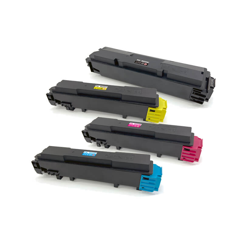 Utax PK-5020 K/C/M/Y Compatible Toner Cartridges